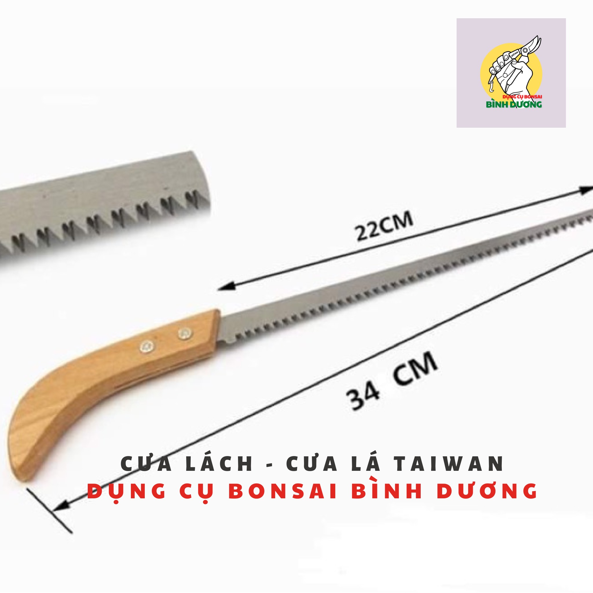 Cưa lá cắt cành, nhánh, rễ cây cảnh, bonsai