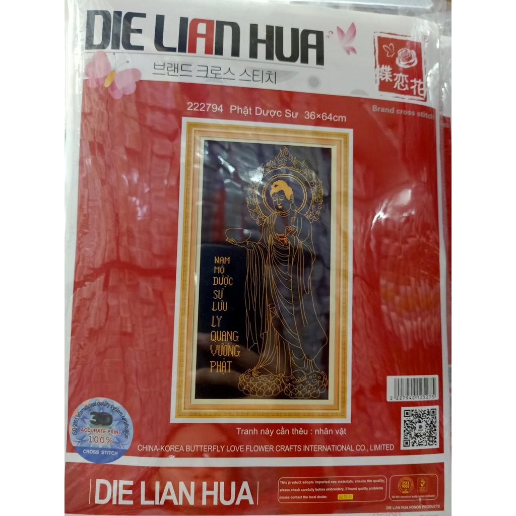 Tranh thêu chữ thập Phật Dược Sư 222794  chưa thêu