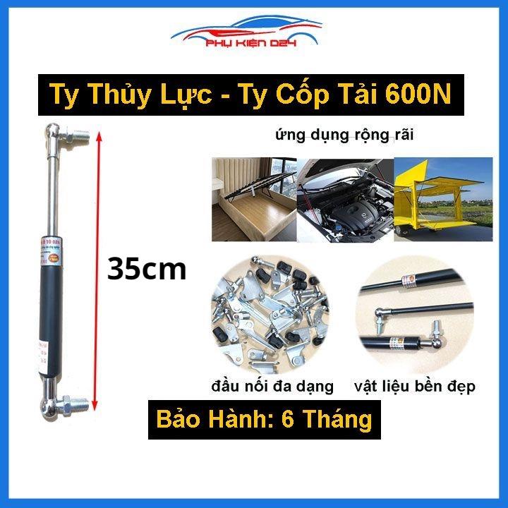 Ty thủy lực, tay nâng thanh chống cửa ty công nghiệp chịu lực 600N-60kg dài 35cm (giá/1chiếc