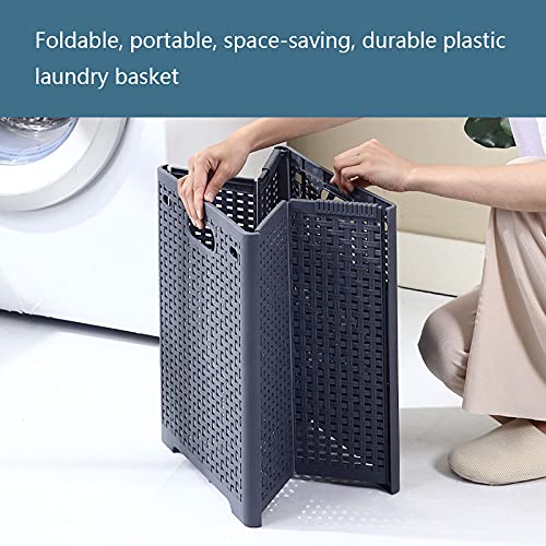 Giỏ đựng quần áo máy giặt xếp gọn Foldable Plastic Laundry Basket 44 x 33,5 x 31,5cm