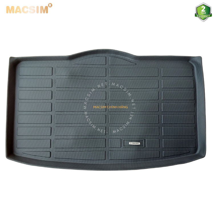 Thảm lót cốp Vinfast VF5 nhãn hiệu Macsim chất liệu tpv cao cấp màu đen