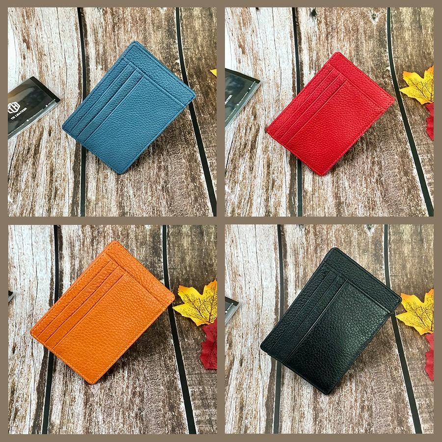 Ví Đựng Thẻ Mini, Đựng Name Card Da Bò Thật, Bóp Cầm Tay Nhỏ Gọn Đựng Thẻ Card Holder - BH 12 Tháng