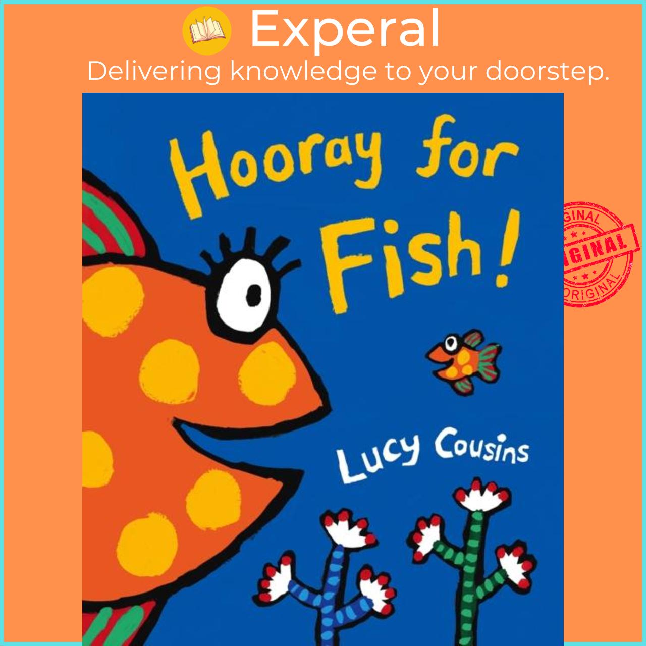 Sách - Hooray for Fish! by Lucy Cousins (UK edition, boardbook)