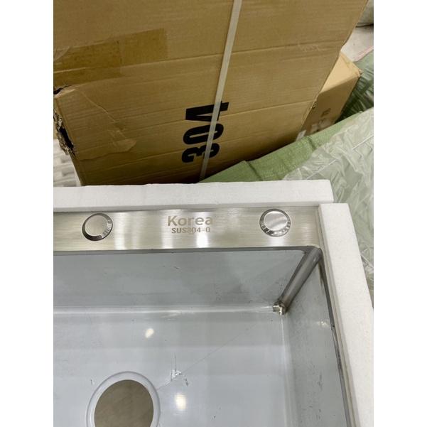 Chậu Rửa Bát 1 Hố INOX 304 -Chi Tiết Lắp Đặt Chậu Rửa Chén Như Hình