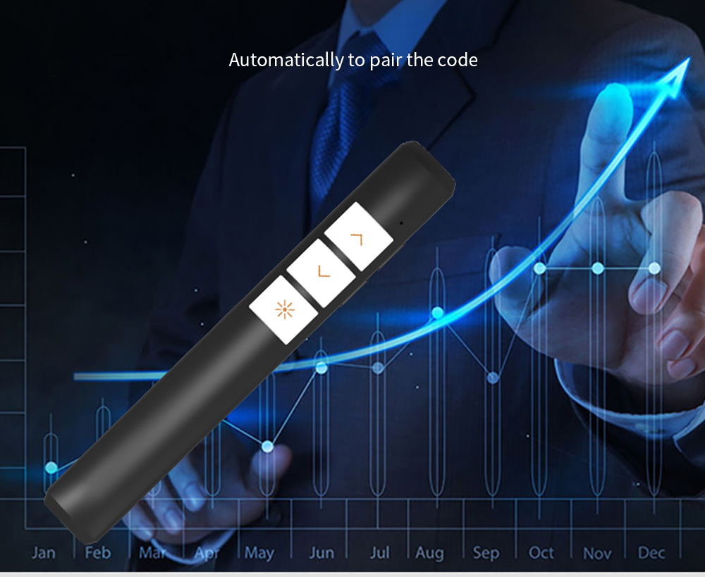 Bộ Điều Khiển Thuyết Trình Từ Xa Không Dây Pp932 PPT Có Thể Sạc Lại Với Con Trỏ Laser Chuyển SlIDE 50m Dành Cho Trường Học