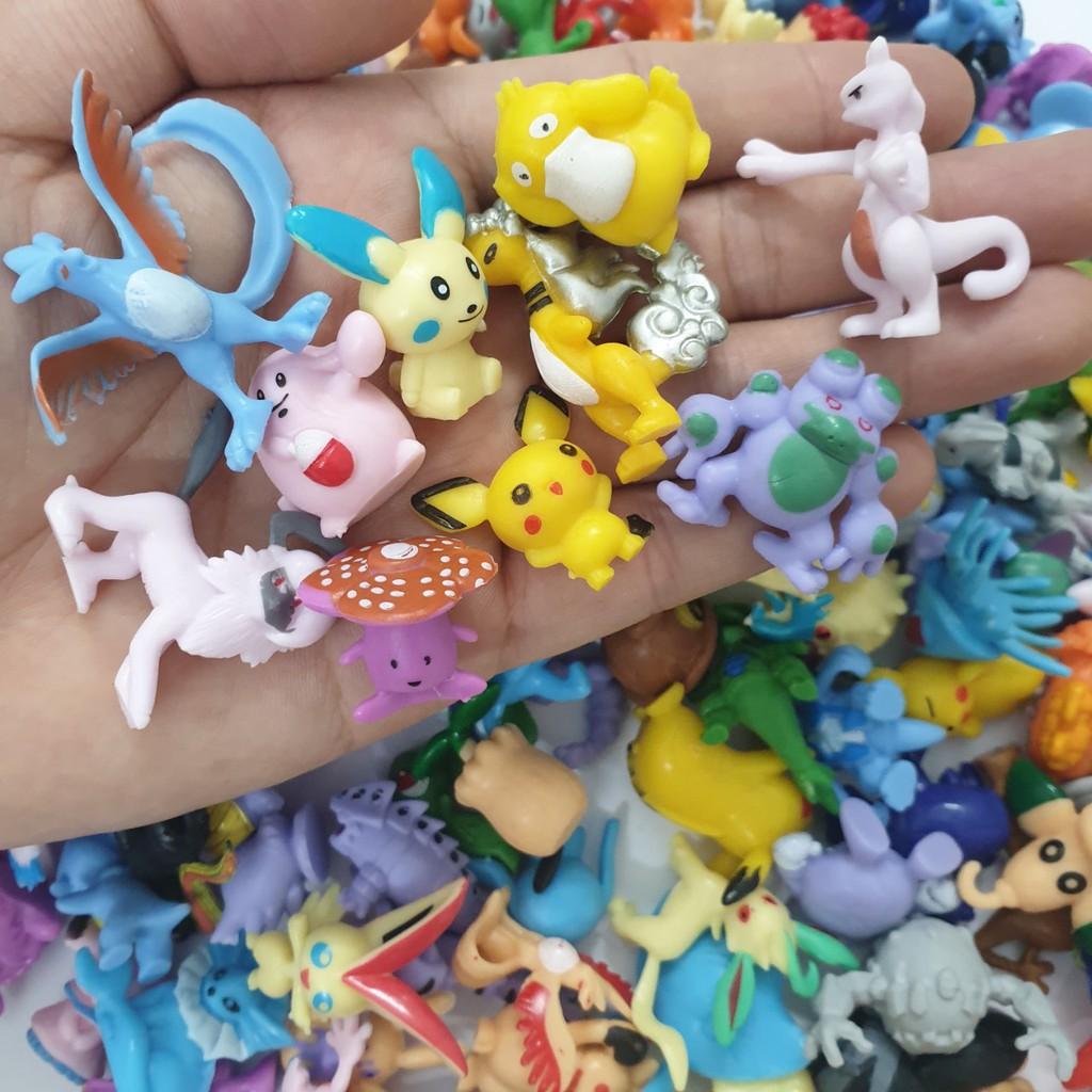 Đồ chơi 50 con Anime POKEMON bằng nhựa size nhỏ 2-3 cm tuyển tập Pokemon đa hệ mẫu ngẫu nhiên - Vacimall