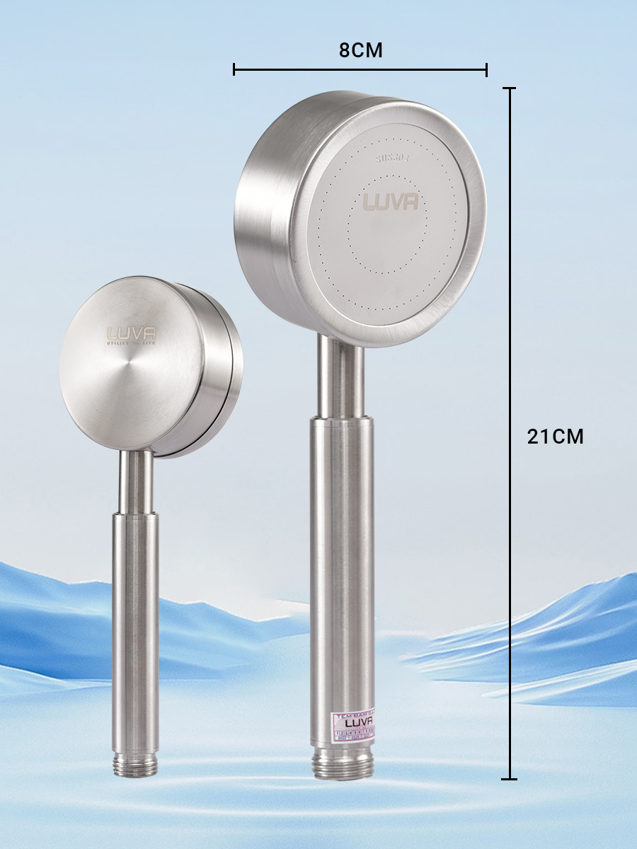 Vòi sen tăng áp LUVA VS5, inox 304, BH 1 năm, đổi lỗi 100 ngày, phun nước dạng xoắn ốc
