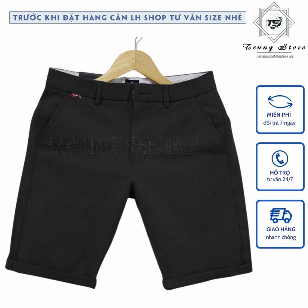 Quần Short Nam TÂY ÂU Chất Vải COTTON 2 CHIỀU Co Giãn Nhẹ Không Nhăn Đẹp, Quần Sọt Nam Form Body
