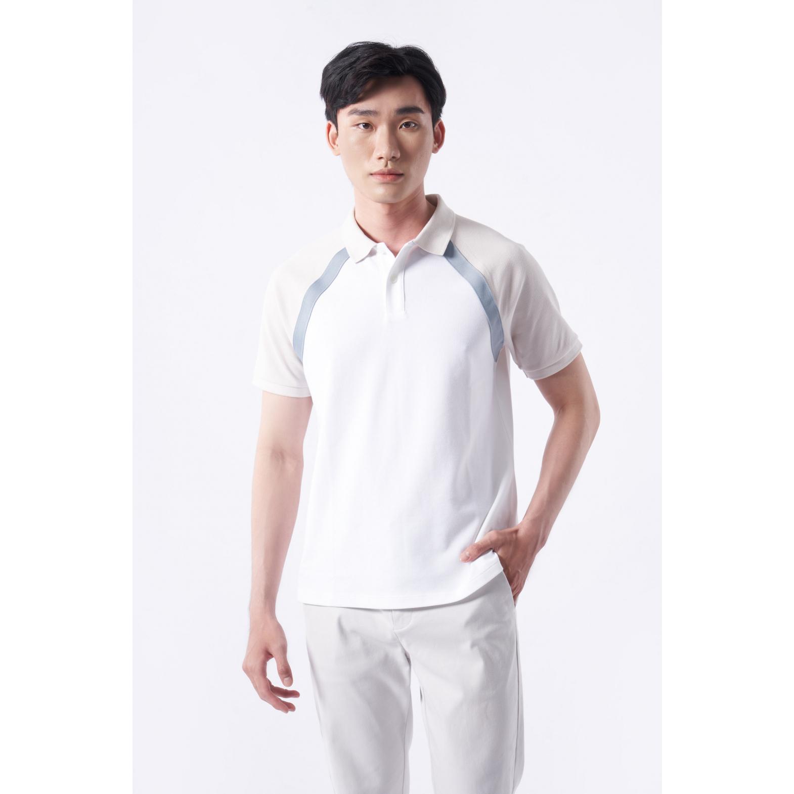 Áo Polo Nam Tay Bo Raglan Phối Màu Form Fitted - 10F21POL022R1 | LASTORE MENSWEAR