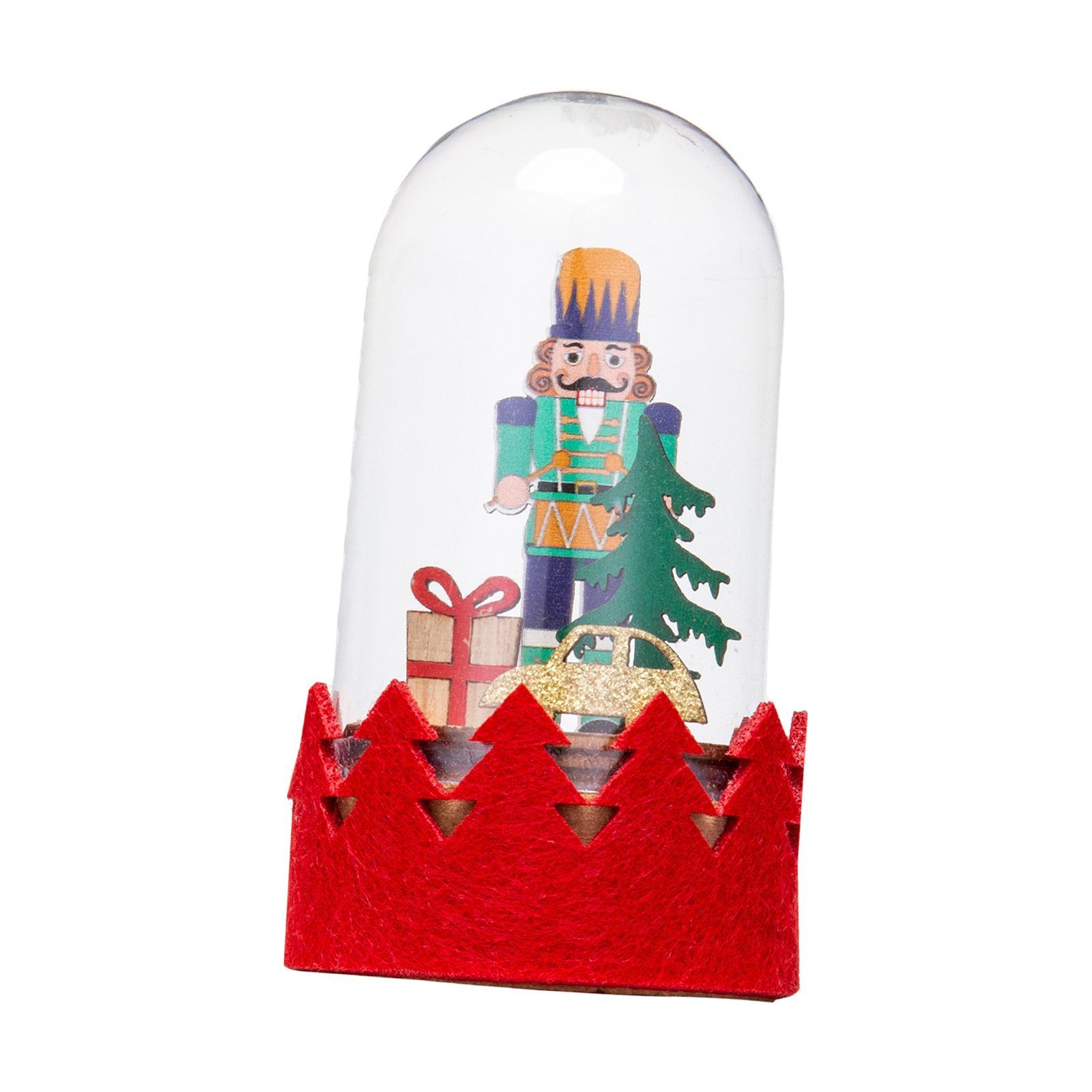 Christmas Lantern Lamp Night Light Ornament for Table Living Room Decor Santa