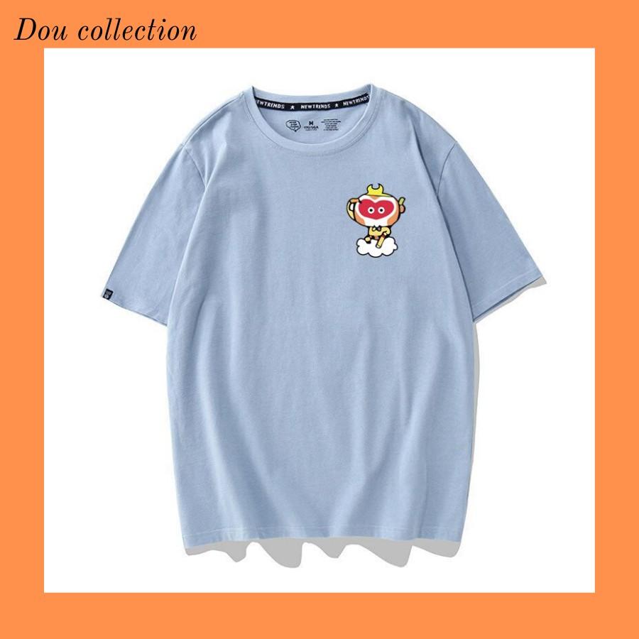 Áo Thun Nam Nữ Tay Ngắn Hình Icon Ngộ Không Nhiều Màu - Unisex - Cotton - Mã AT020