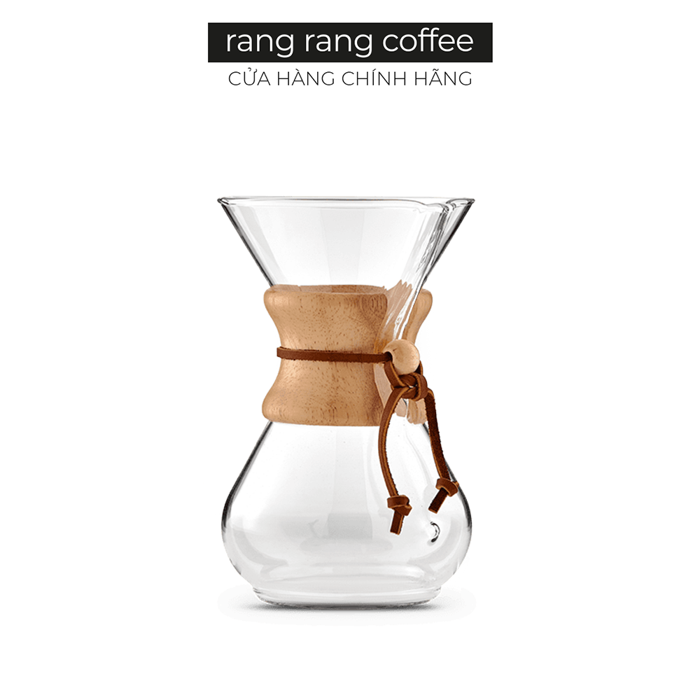 Bình Đựng Cà Phê Thủy Tinh Chemex 3 cups, Bình pha cà phê Chemex