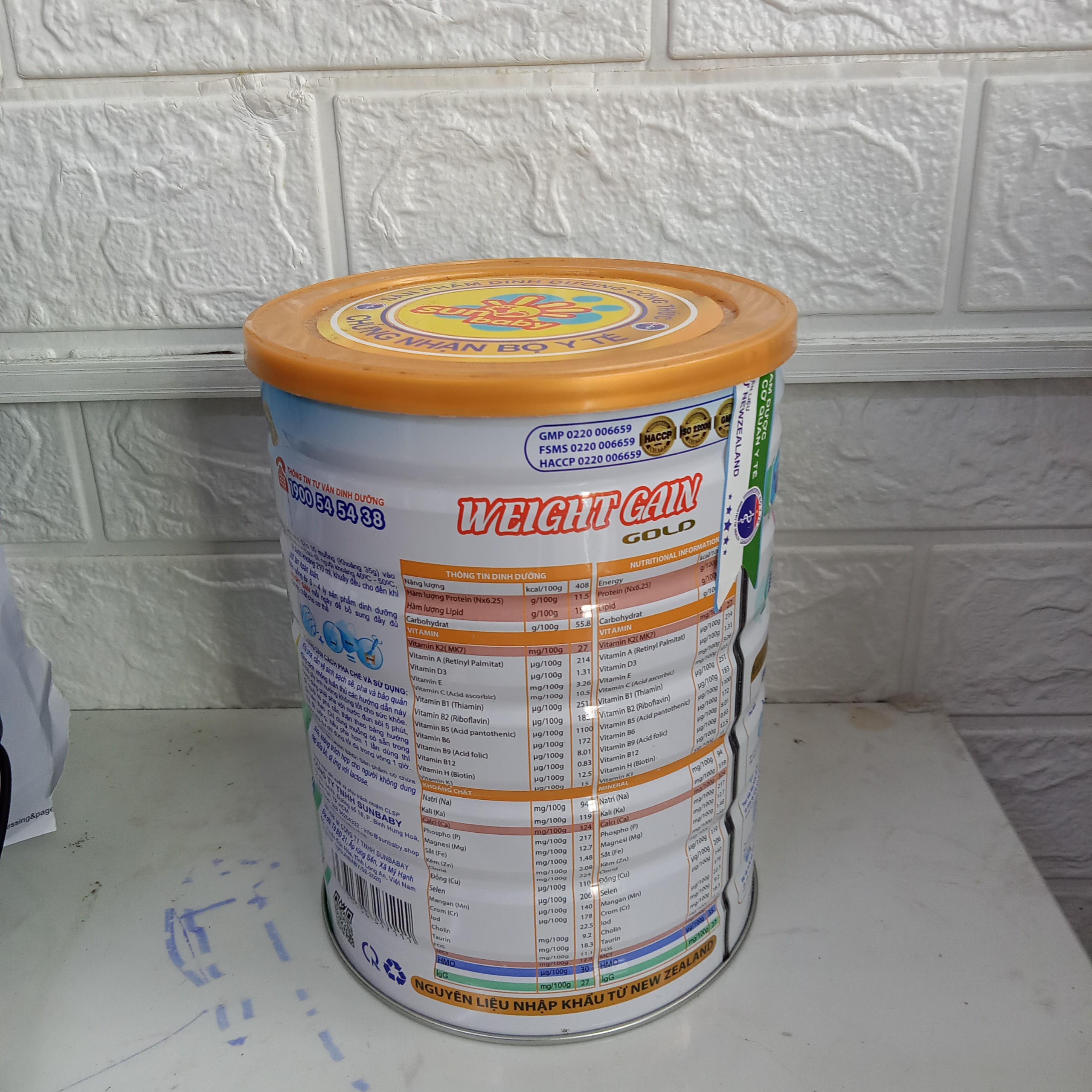 Sữa Bột WEIGH GAIN Dinh Dưỡng Dành Cho Người Gầy Và Cần Tăng Cân _Nutri plus_NWG45