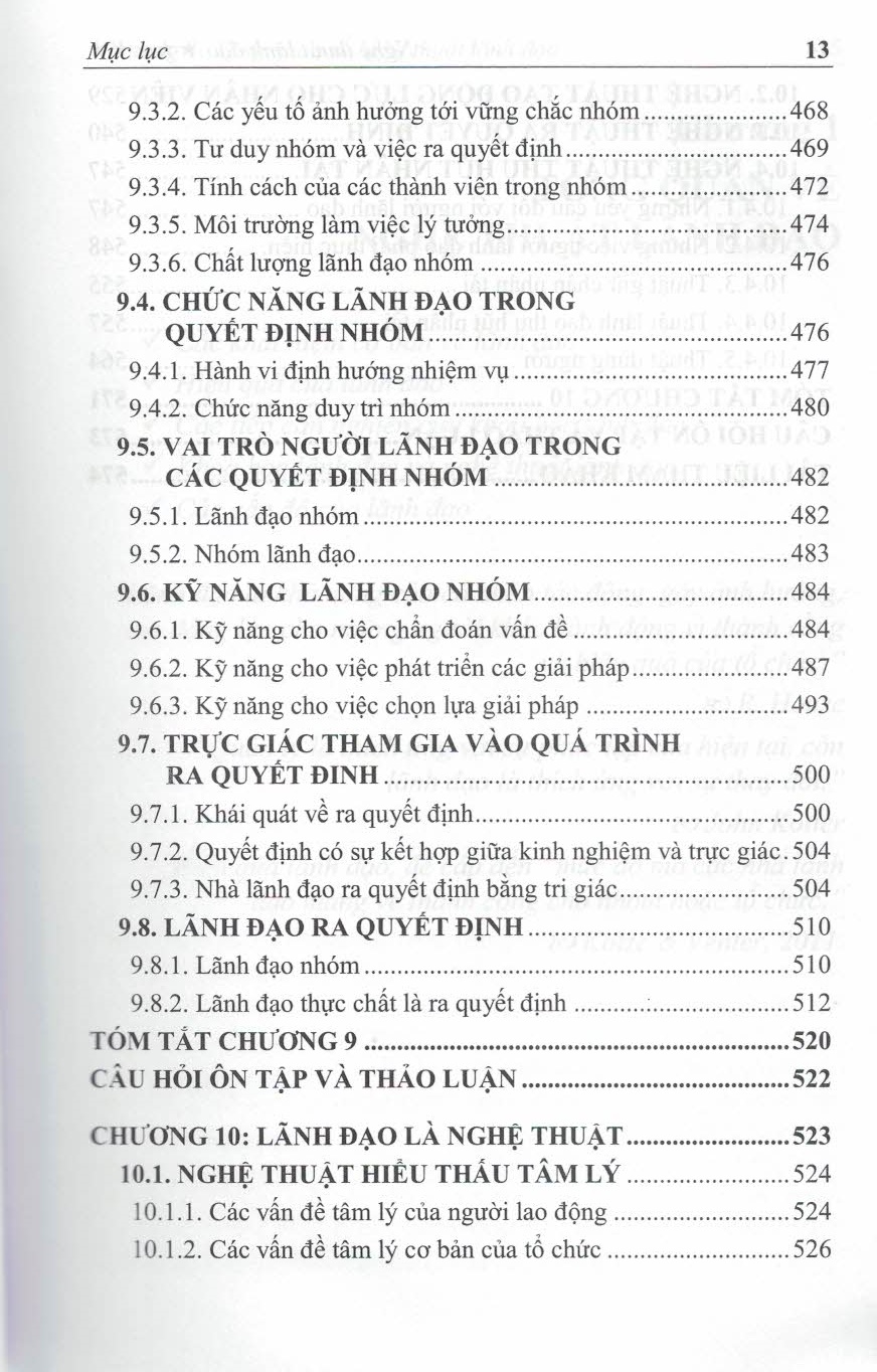 NGHỆ THUẬT LÃNH ĐẠO - TẬP 1