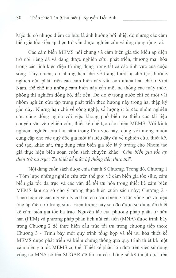 Cảm Biến Gia Tốc Áp Điện Trở Ba Trục: Từ Thiết Kế Mức Hệ Thống Đến Thực Thi