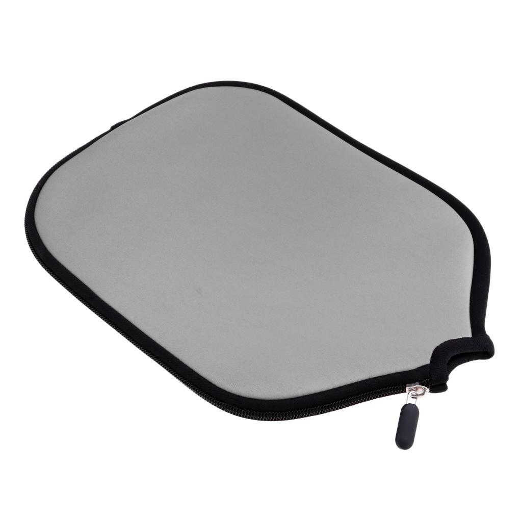 2x Premium Neoprene Pickleball Paddle Cover Zipper Sleeve Protective Case