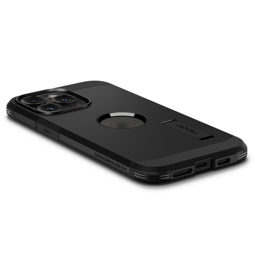 Ốp lưng cho iPhone 15 Pro Max Spigen Tough Armor Magfit tương thích sạc không dây - Hàng chính hãng