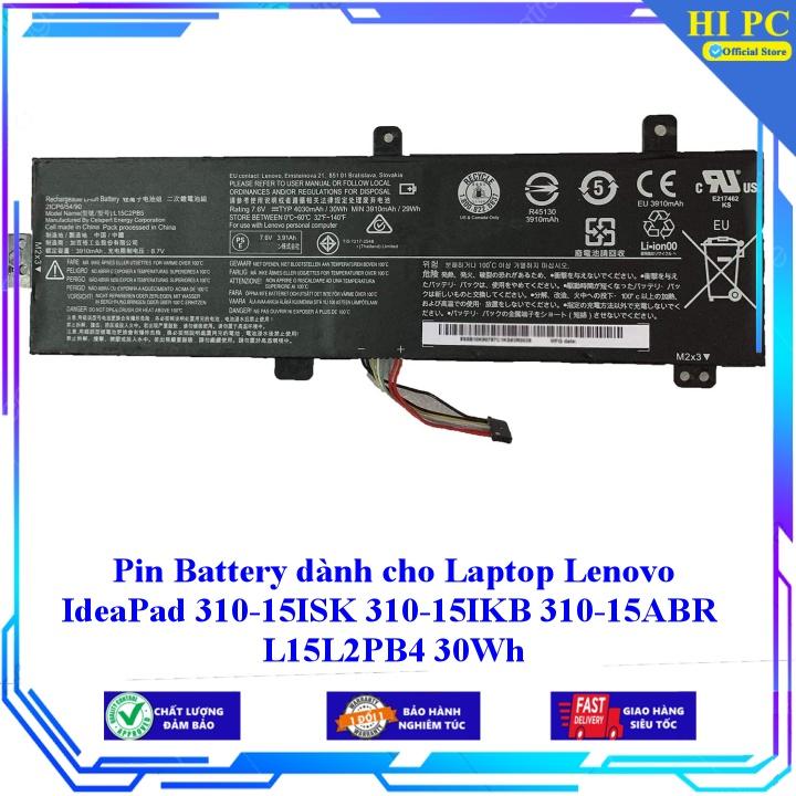 Pin Battery dành cho Laptop Lenovo IdeaPad 310-15ISK 310-15IKB 310-15ABR L15L2PB4 30Wh - Hàng Nhập Khẩu