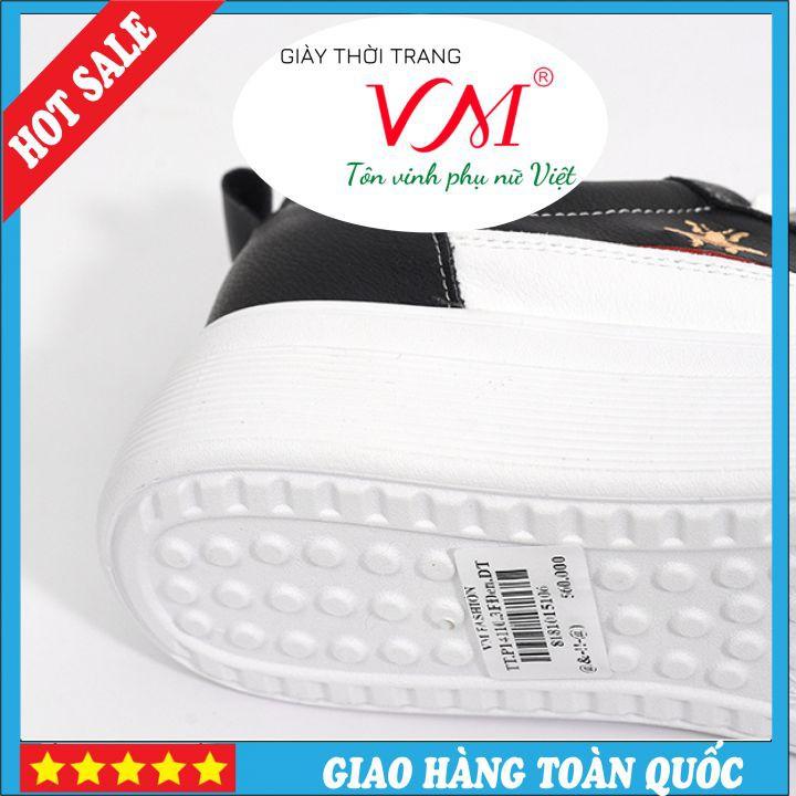 Giày Thể Thao Nữ, Chiều Cao 3CM, Da Bò Thiếp Nhập Khẩu Cao Cấp Êm Ái, Bền Chắc Và Thời Trang - TT.P14110 ĐEN