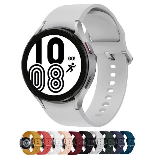 Dây silicon ngàm cong dành cho đồng hồ Samsung Galaxy Watch 4 40mm & Watch 4 44 mm