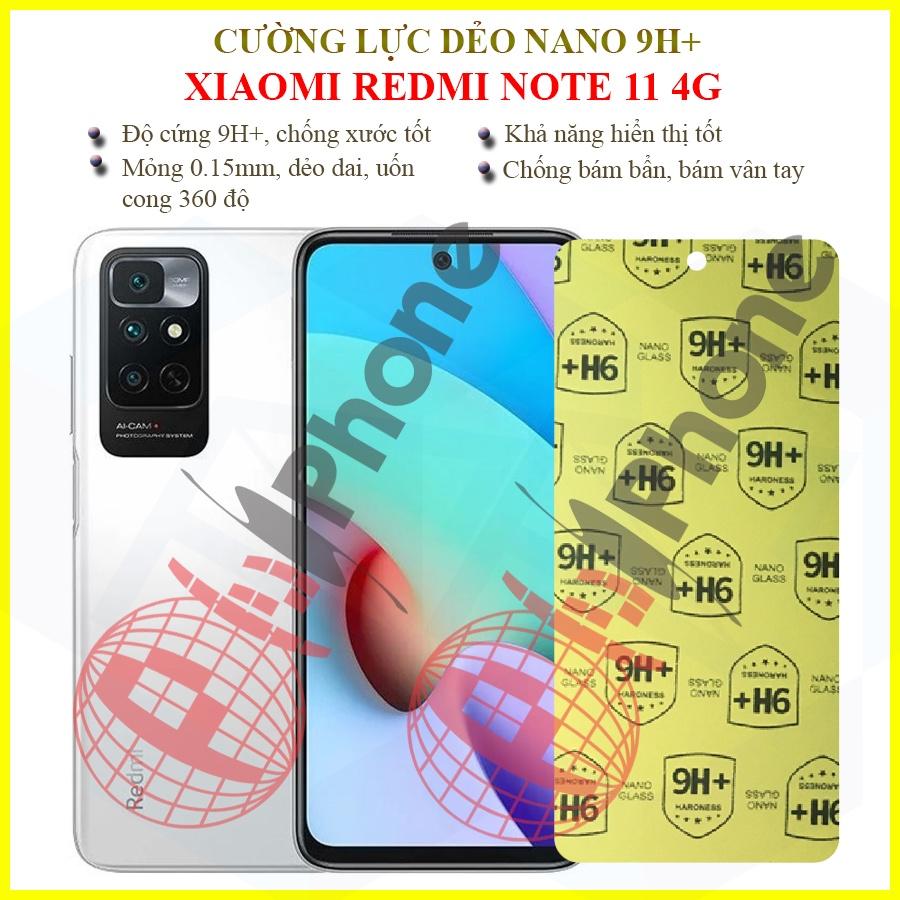 Dán cường lực dẻo nano dành cho Xiaomi Redmi Note 11 4G