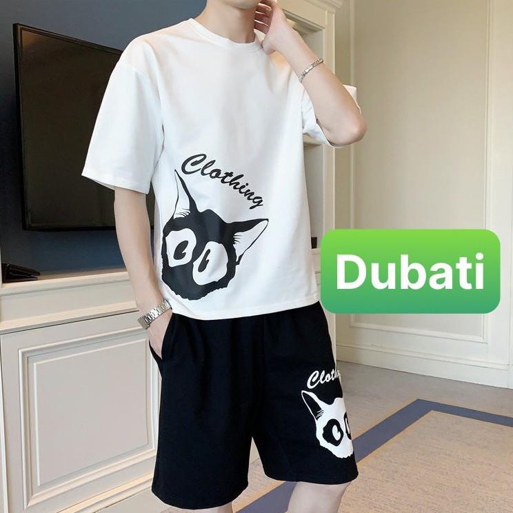 ĐỒ BỘ THỂ THAO NAM NỮ HÌNH MÈO CLOTHING MẪU MỚI CHẤT ĐẸP- DUBATI FASHION