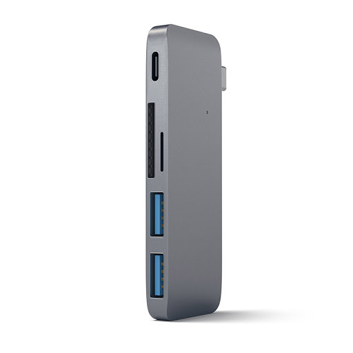 Cổng chuyển/ Hub USB Type-C 5in1 HyperDrive (Grey) - Hàng Chính Hãng