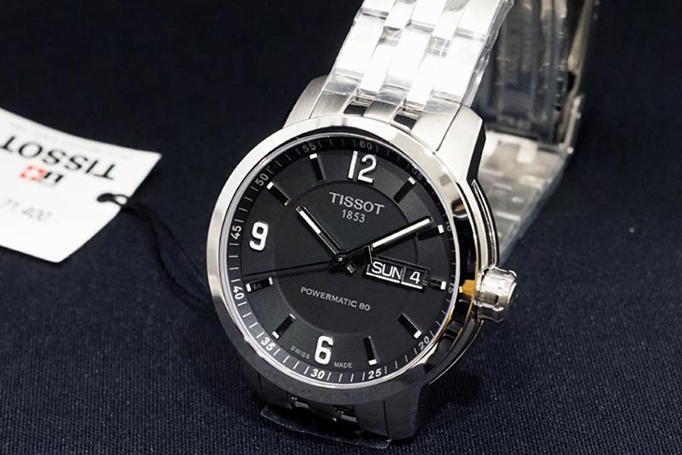 Đồng Hồ Nam Dây Thép Không Gỉ Tissot T055.430.11.057.00 (39mm) - Đen