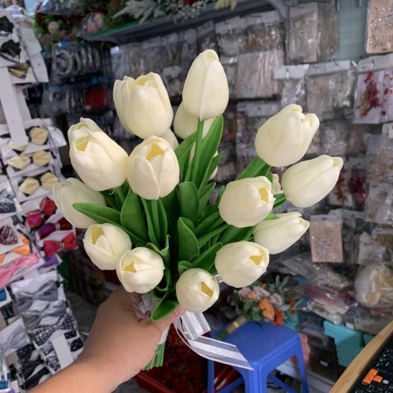 hoa câm tay cô dâu hoa tuy lip mút xốp chuẩn giangpck hoa cưới cô dâu 11/2020