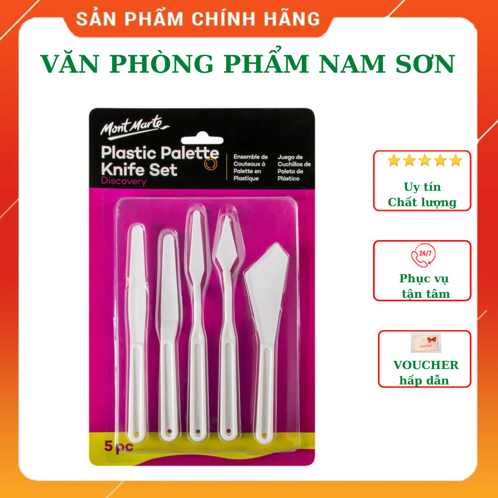 Bộ bay vẽ 5 chiếc bằng nhựa Mont Marte MAPK0001