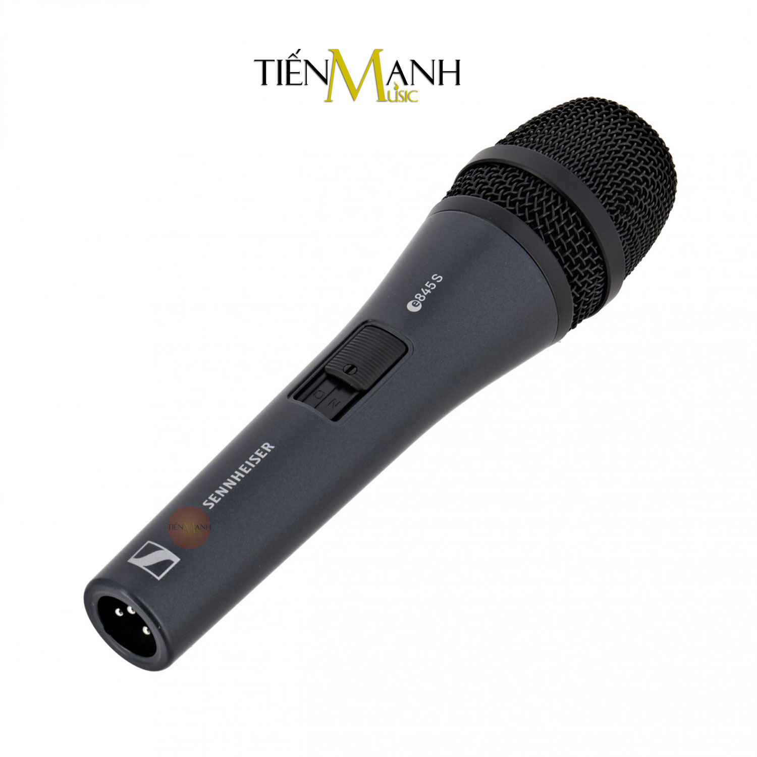 Micro Cầm Tay Sennheiser E845S Có Công Tắc - Mic E845 Dynamic Vocal Microphone E 845-S Hàng Chính Hãng - Kèm Móng Gẩy DreamMaker