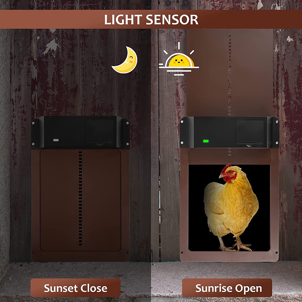 Thiết bị Đóng Mở Tự động Lùa Gà Về Chuồng Automatic Chicken Door 2.0