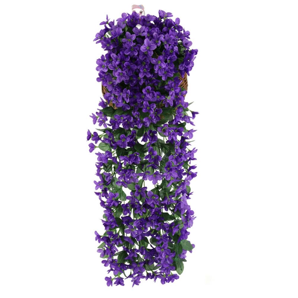 Hoa Violet giả treo tường trang trí đẹp mắt