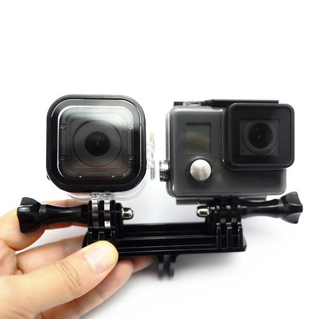 Double-Bracket Bridge Tripod Monopod Mount Adapter For  Yi