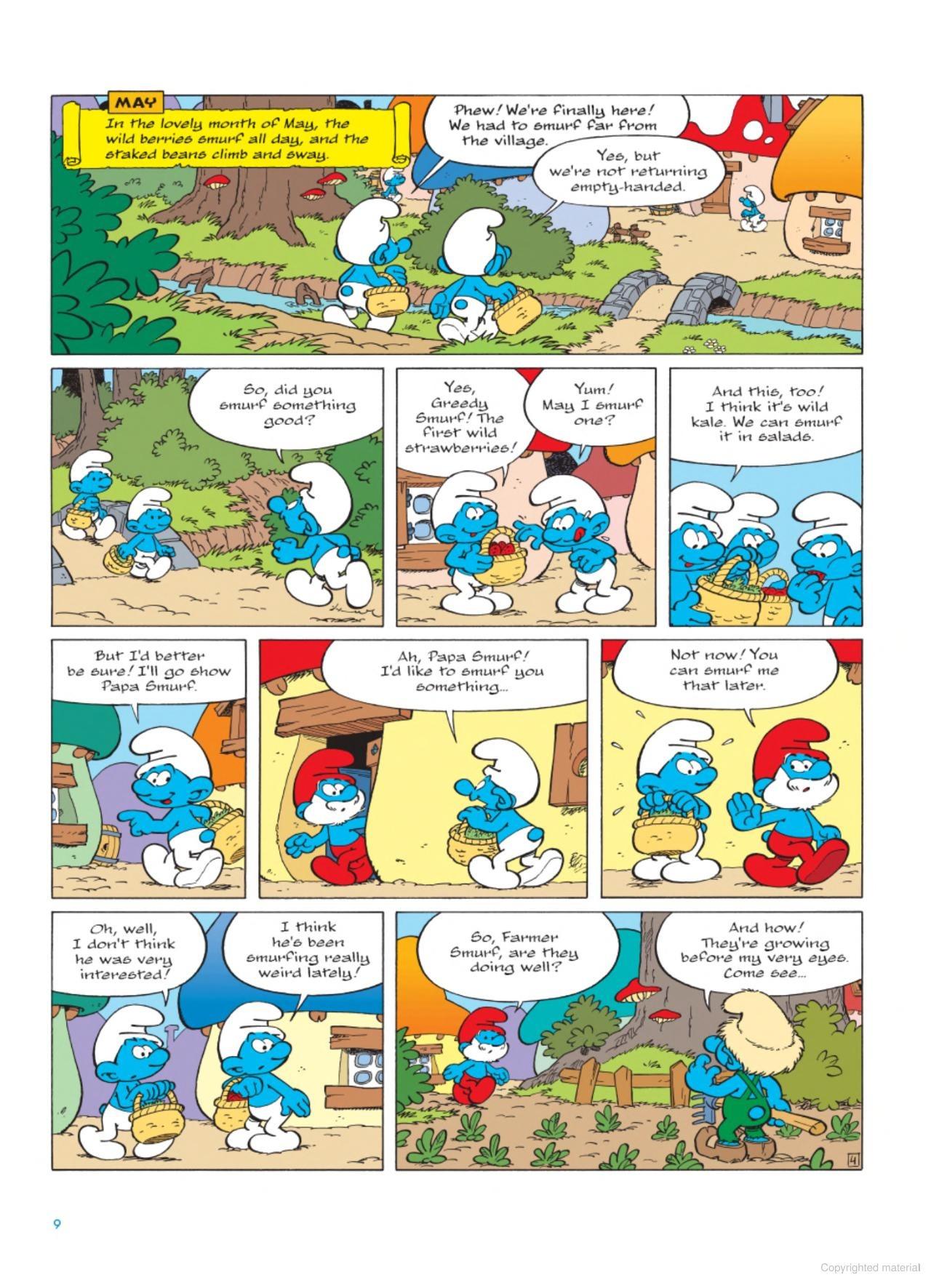 Sách ngoại văn: The Smurfs Tales Vol. 11 - The Smurfs And The Purple Beans And Other Stories