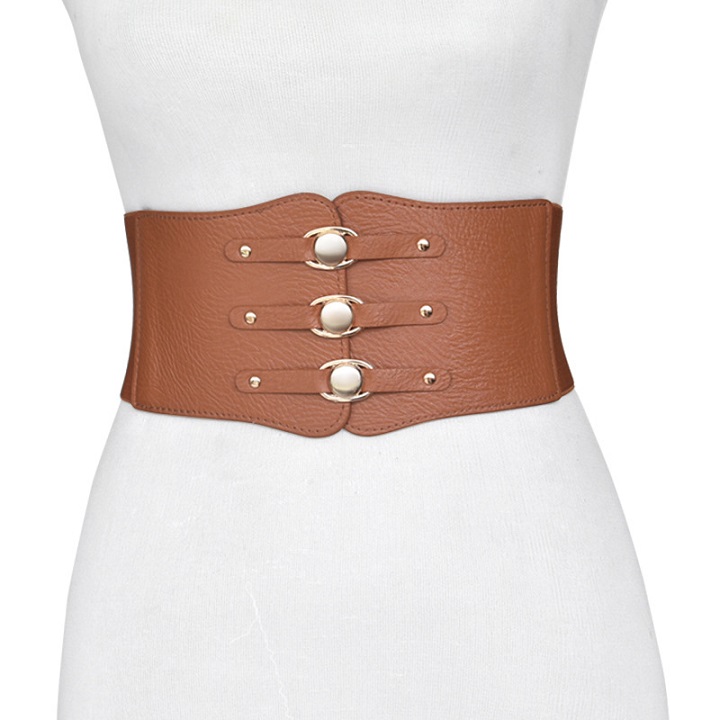 Đai váy Belt Thít Bản to 12cm Thít 3 cúc đủ màu sang trọng