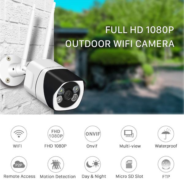 Camera YooSee lắp ngoài trời - Full HD 2.0MP siêu nét tích hợp 2 anten thu sóng wifi cực khỏe- Hàng nhập khẩu (tặng kèm đầu đọc thẻ nhớ cao cấp