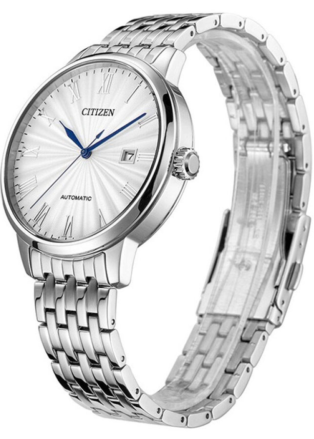 Đồng Hồ Nam Citizen Dây Thép Không Gỉ NJ0080-50A - Mặt Trắng
