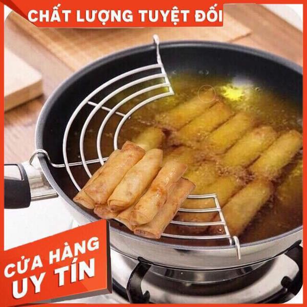 Vỉ gác chảo ráo dầu mỡ inox phi 24-26 cm