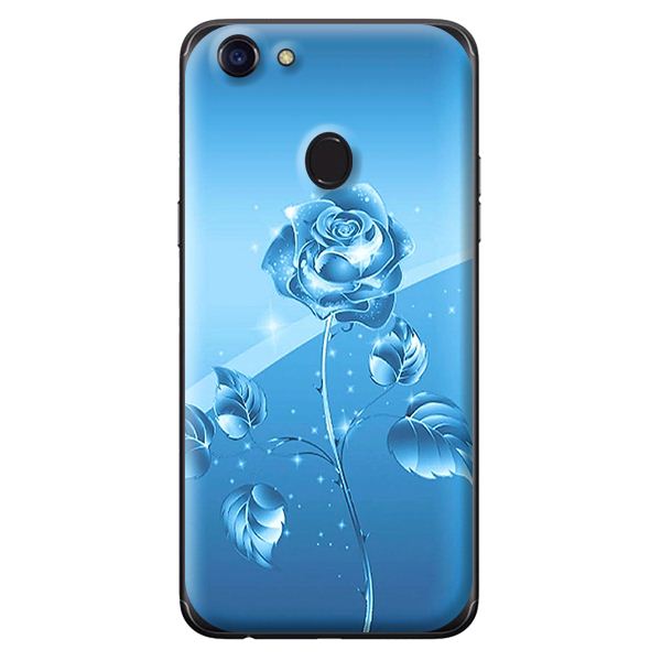Ốp in cho Oppo F5 NỀN XANH HOA 1 - Hàng chính hãng