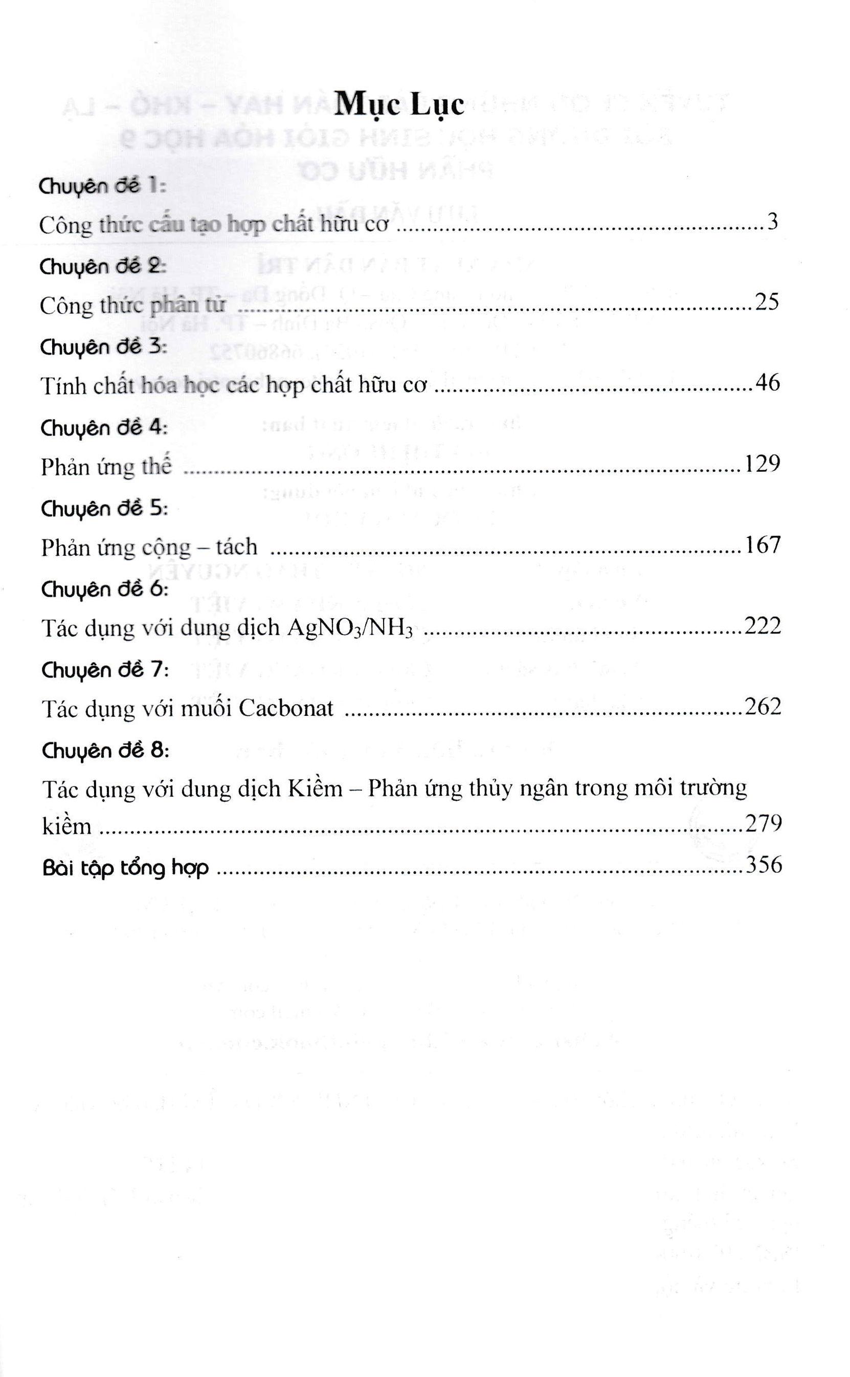 Tuyển Chọn Những Bài Toán Hay-Khó-Lạ - Bồi Dưỡng Học Sinh Giỏi Hóa Học 9 - Phần Hữu Cơ