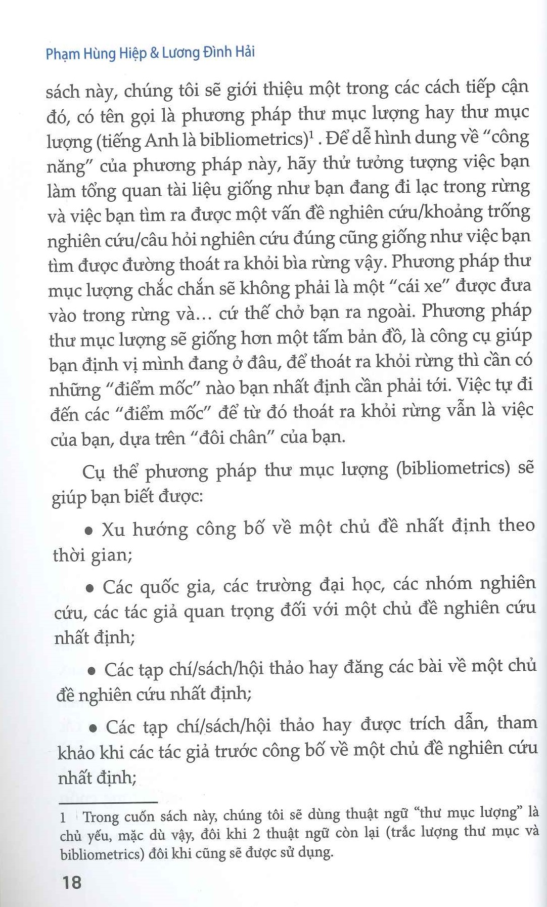 Từng Bước Thực Hành Phương Pháp Thư Mục Lượng Để Làm Tổng Quan Tài Liệu (Bản in màu) - Phạm Hùng Hiệp &amp; Lương Đình Hải