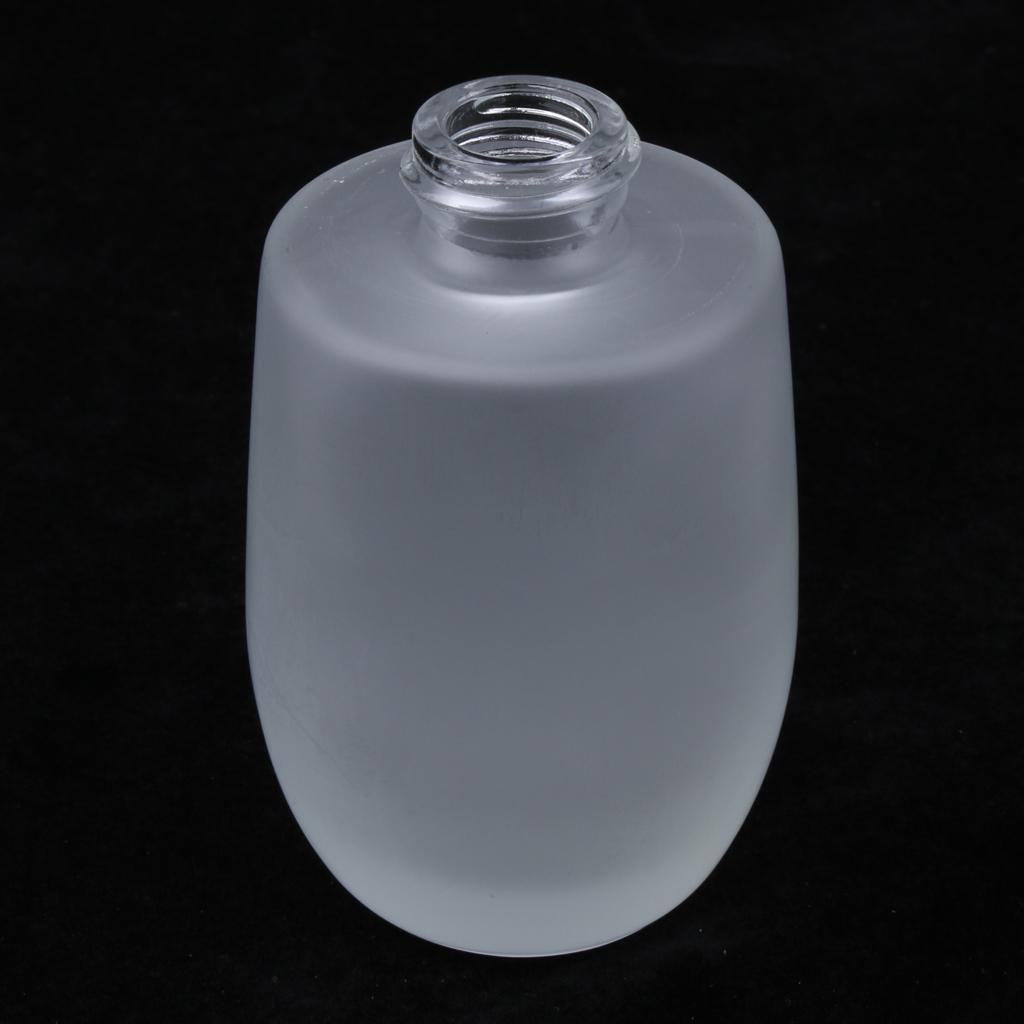 2pcs Frosting Glass Refillable Empty Pump Lotion Body Wash Hand Wash Liquid Spray Bottle Makeup Container Vials