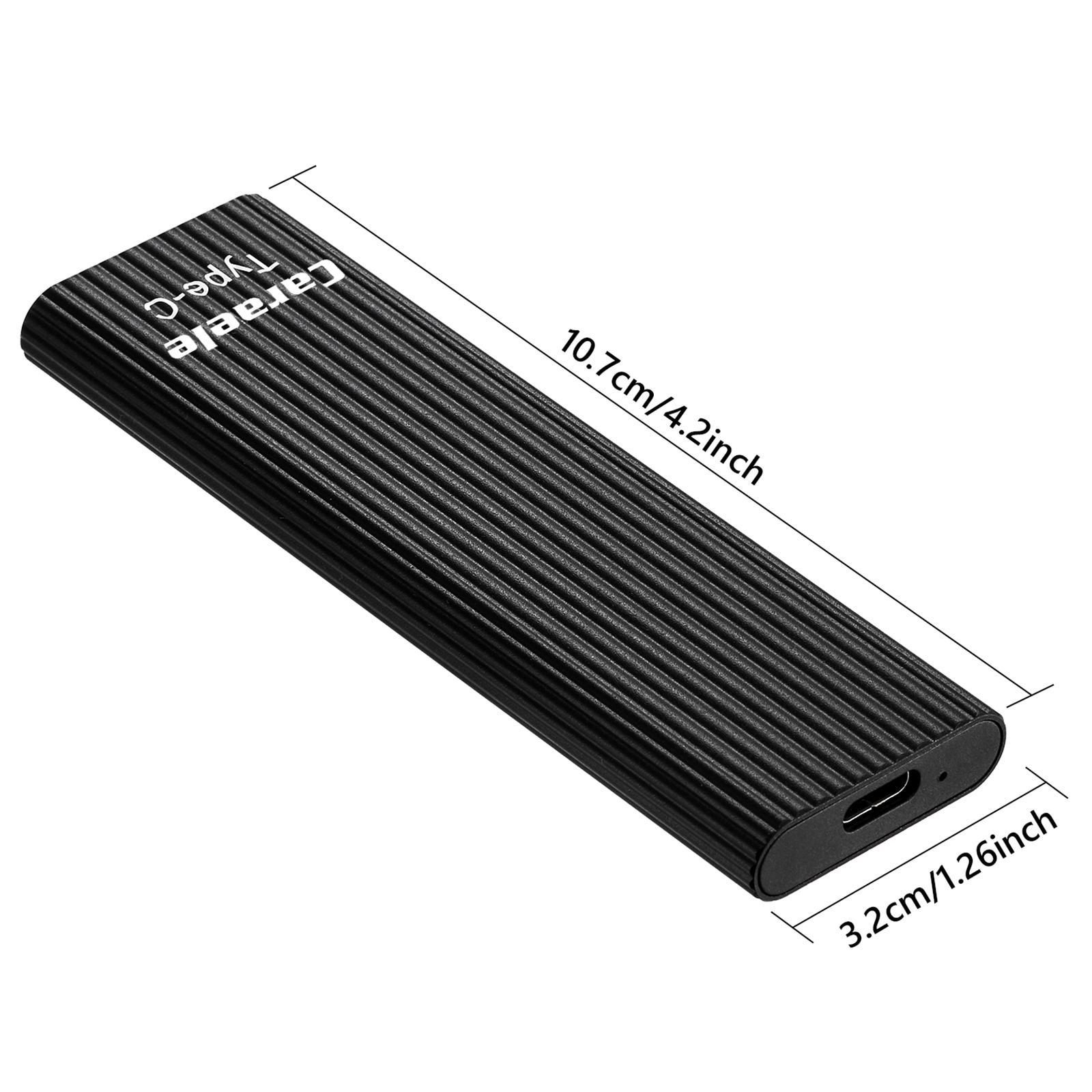 500GB SSD External Portable Storage USB 3.1 Gen-1 USB-C Compatible