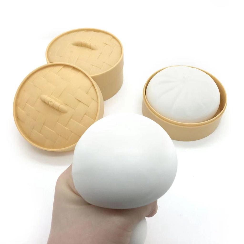 Bánh bao Squishy Mochi Cute HOT TREND Đồ Chơi Mochi Xả Stress Dễ Thương Xua Tan Mệt Mỏ