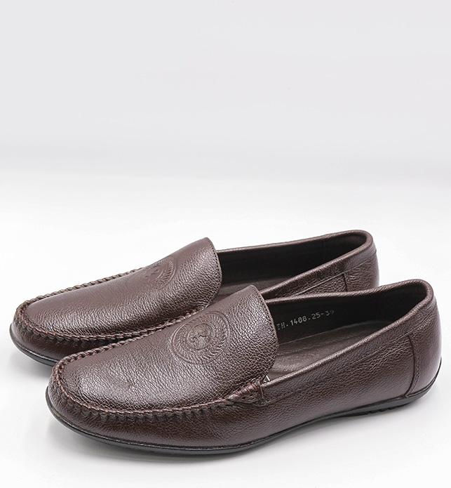 Giày Tây nam da bò cao cấp - 5VTU010 - SMG Shoes