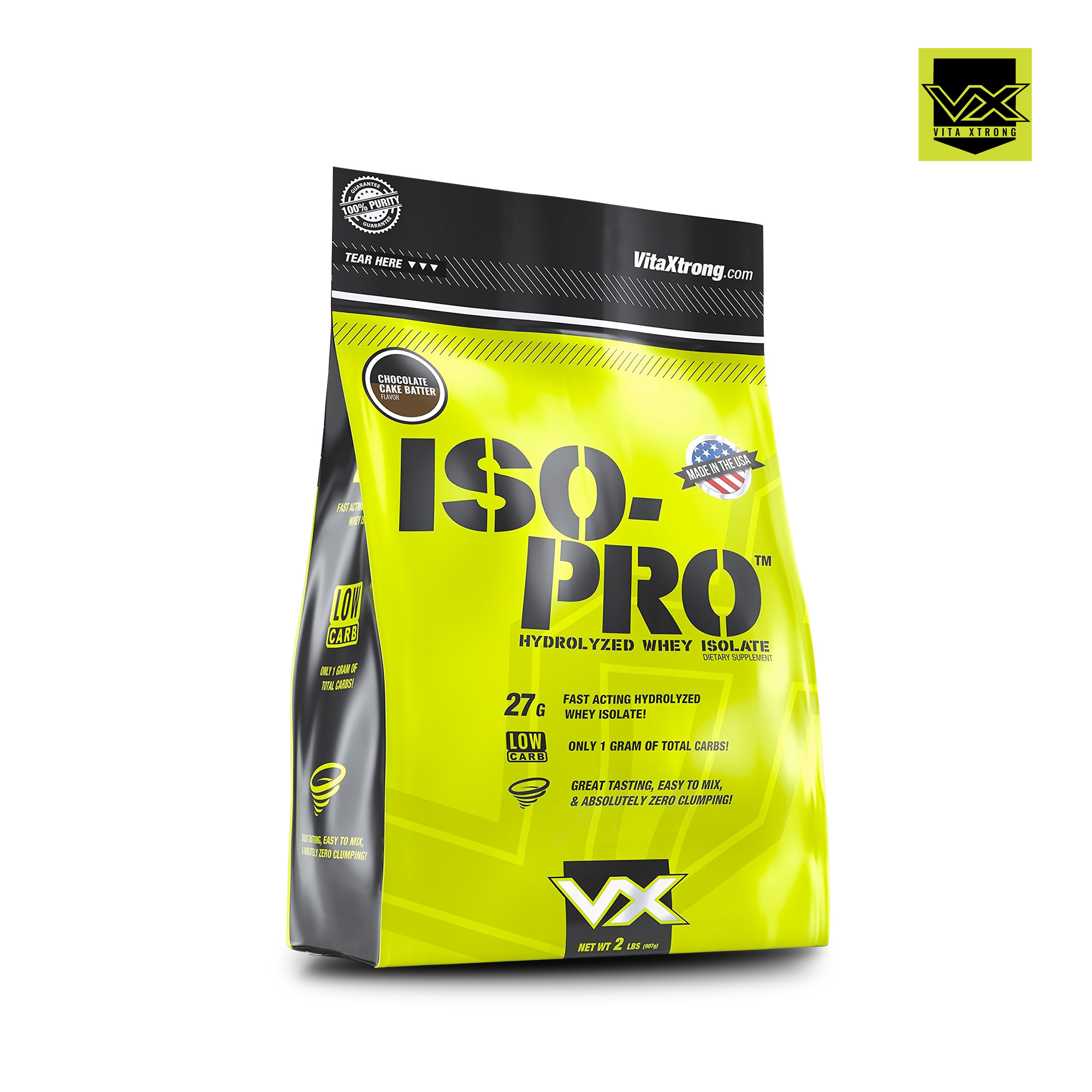 Iso Pro 2lbs Dòng Protein 100% Hydrolyzed Whey Sữa Hỗ Trợ Tăng Cơ - Giảm Mỡ Của VitaXtrong USA