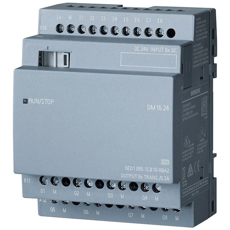 Module mở rộng 8DI/8DO LOGO! DM16 24 SIEMENS 6ED1055-1CB10-0BA2 | Hàng chính hãng