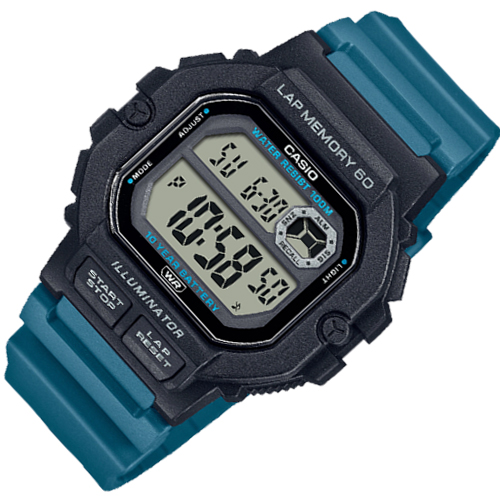 Casio WS-1400H-3AVDF – Nam – Kính nhựa – Quartz – Dây Cao Su – Mặt Số 44.5mm