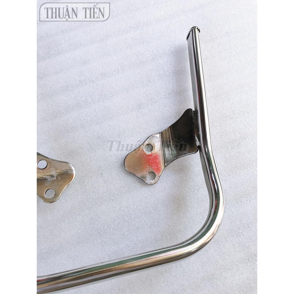 TAY DẮT SIRIUS INOX KHÔNG HÍCH MẪU ZIN DÙNG ĐÚNG ĐỜI SIRIUS BÌNH XĂNG CƠ, HÀNG INOX SÁNG BÓNG, MỐI HÀNG ĐẸP, DÀY
